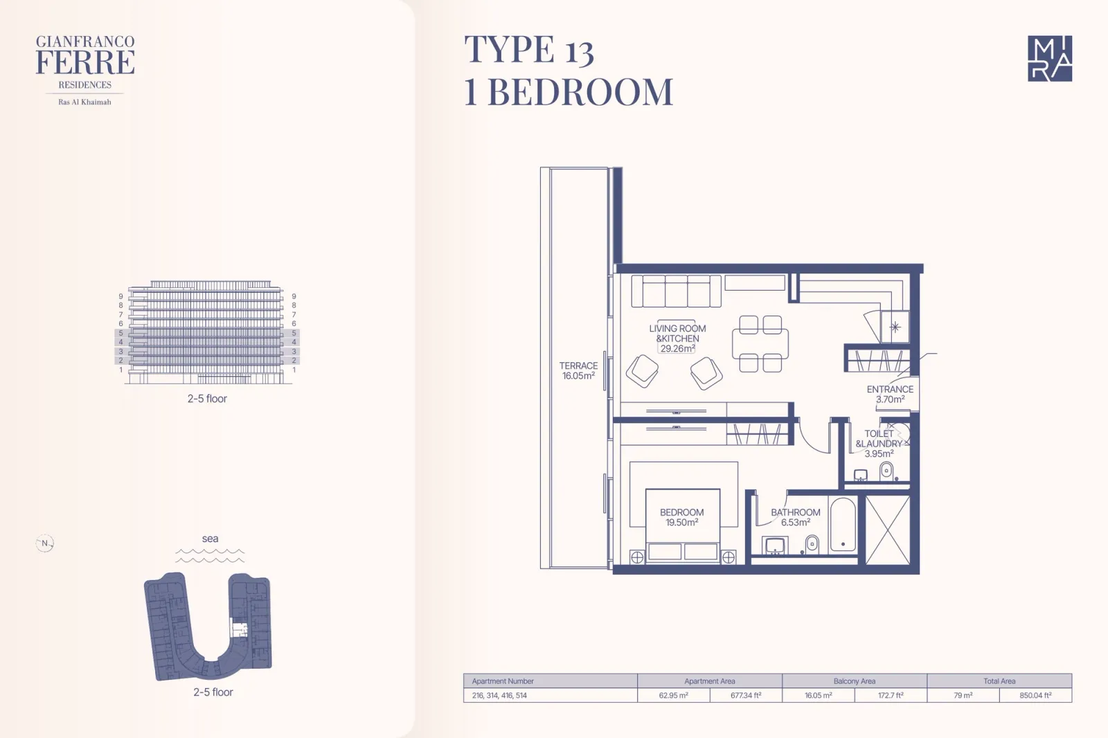Floor plan for Type 13