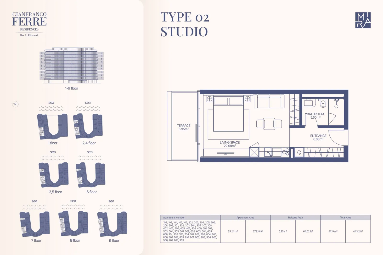 Floor plan for Type 02