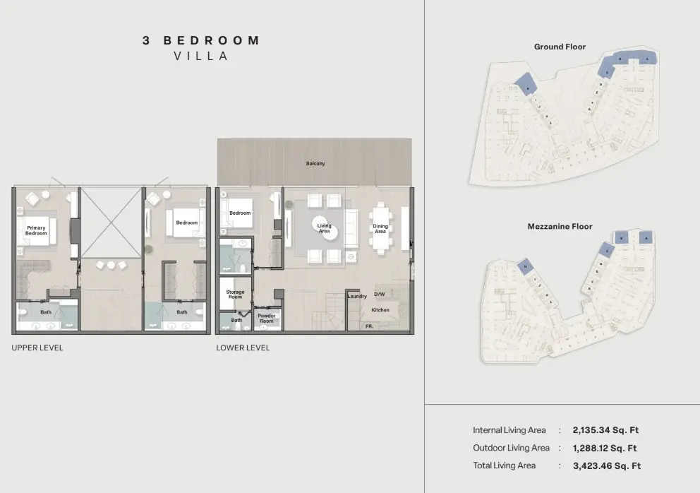 Floor plan for Type A