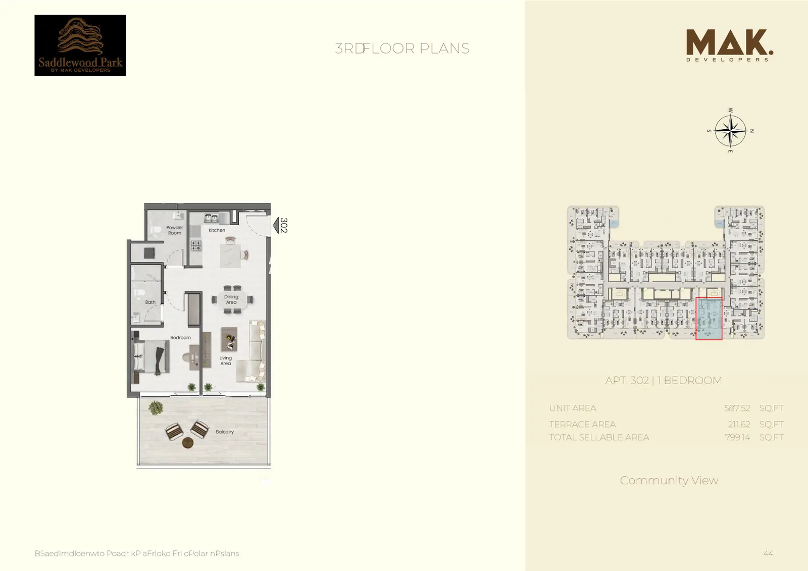 Floor plan for Type 8