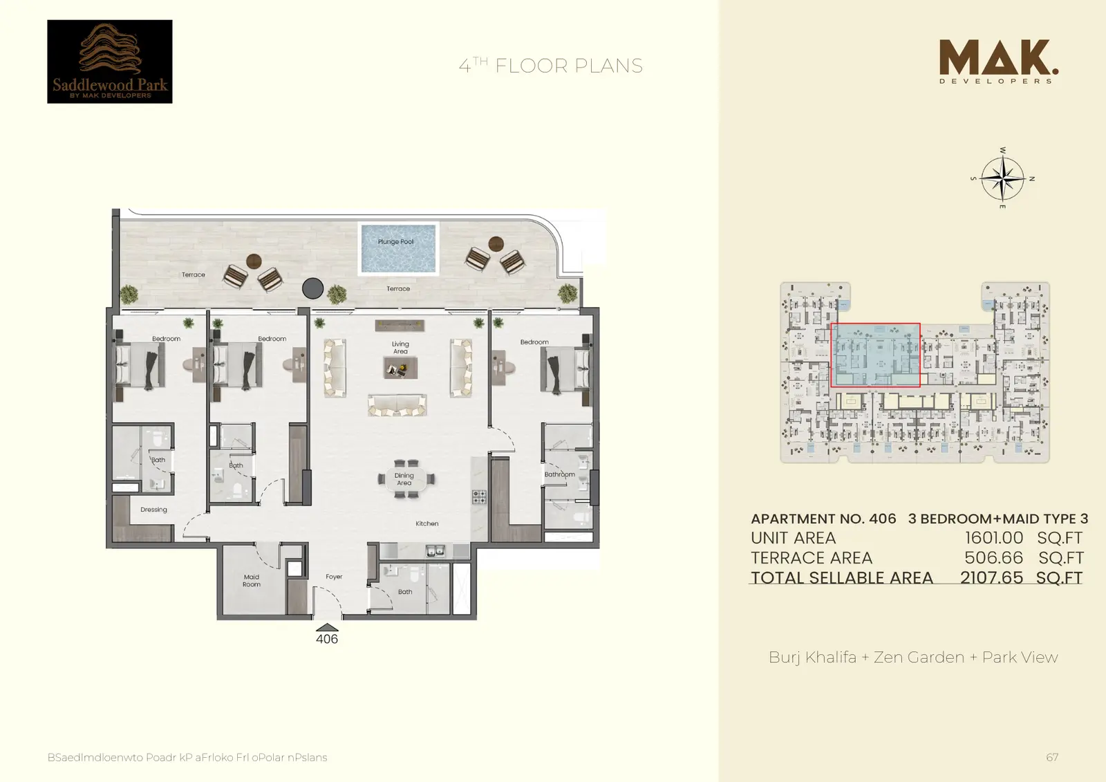 Floor plan for Type 3