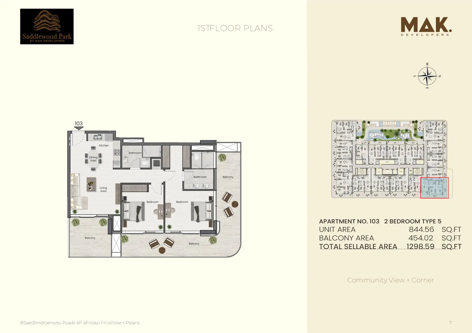 Floor plan for Type 5
