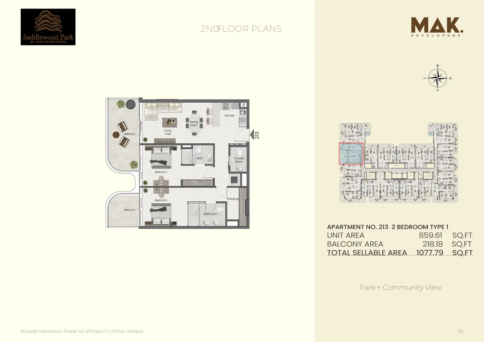 Floor plan for Type 1