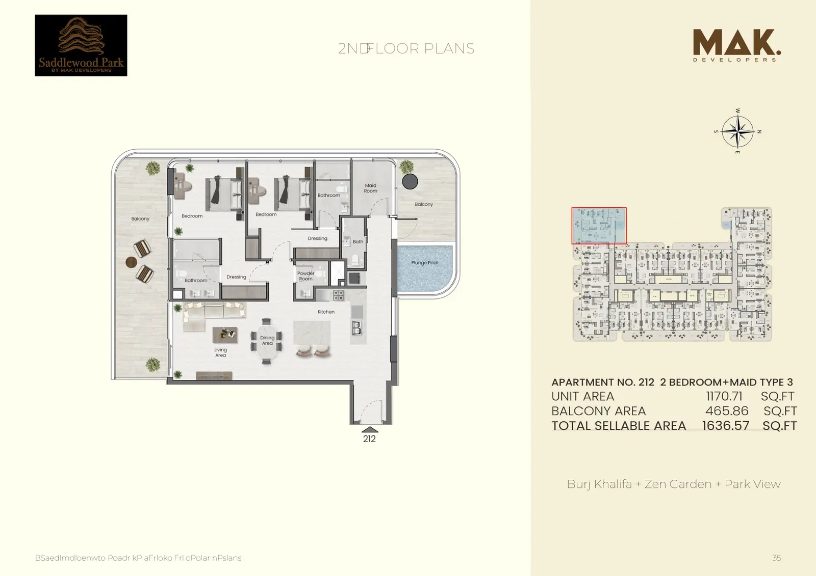 Floor plan for Type 3A