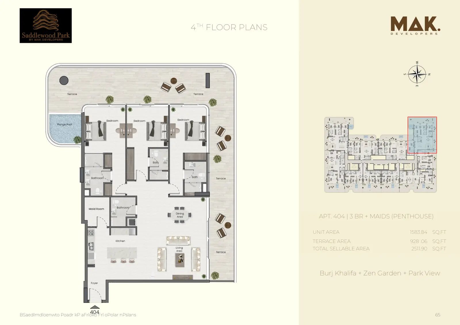 Floor plan for Type 1