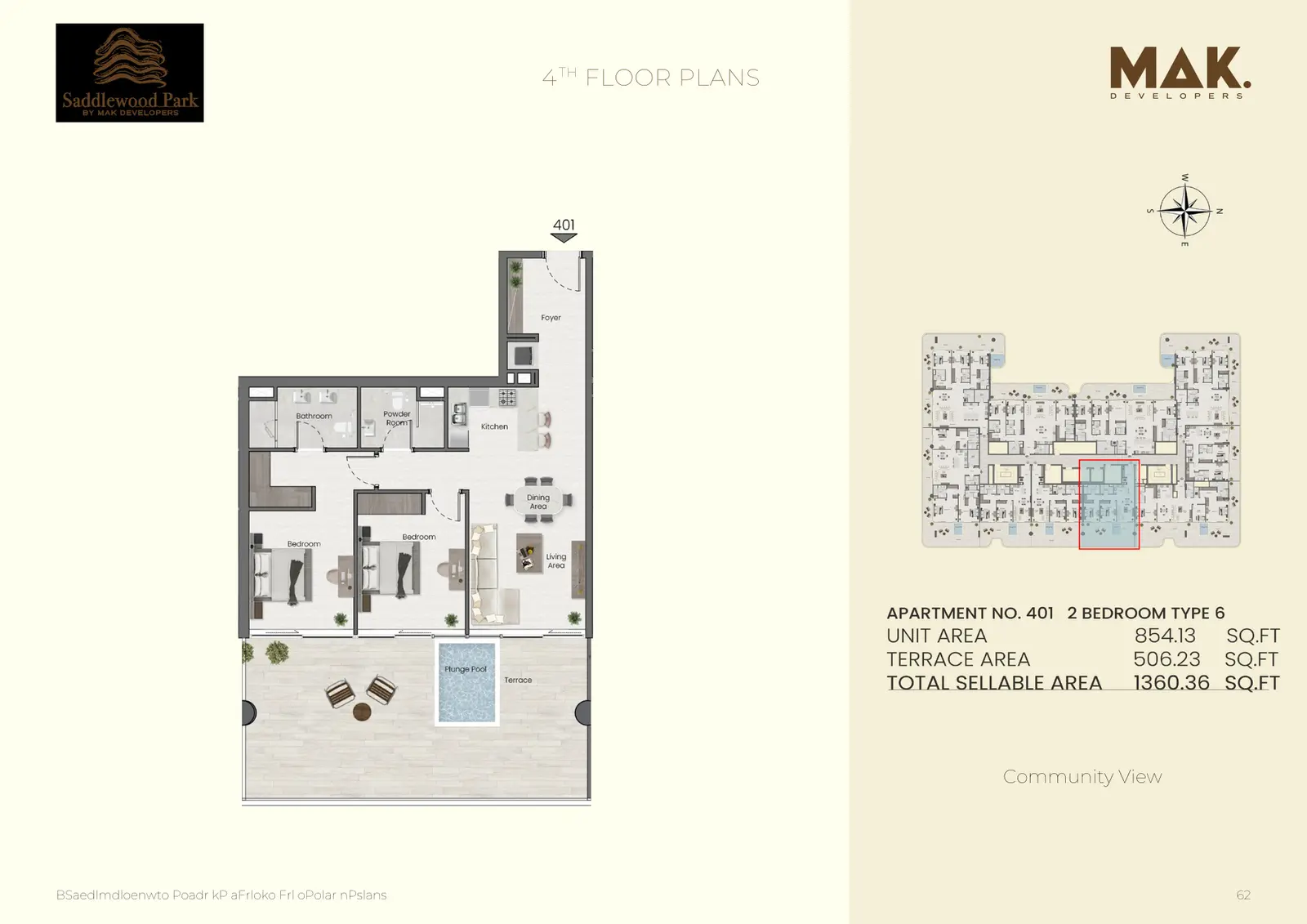 Floor plan for Type 6
