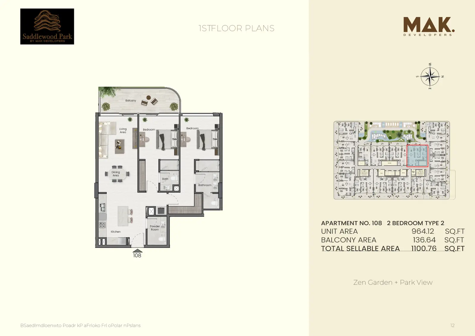 Floor plan for Type 2