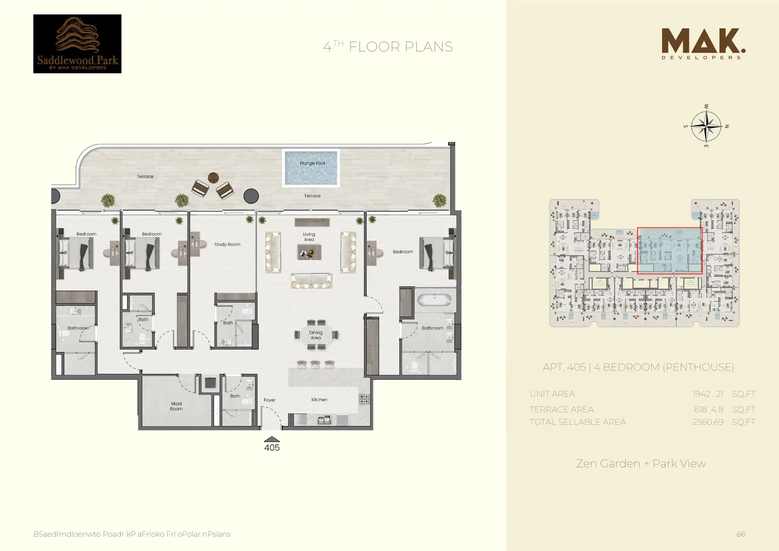 Floor plan for Type 1