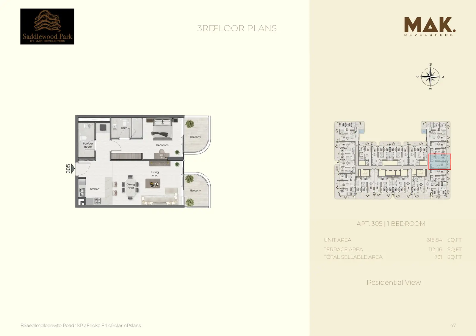 Floor plan for Type 9