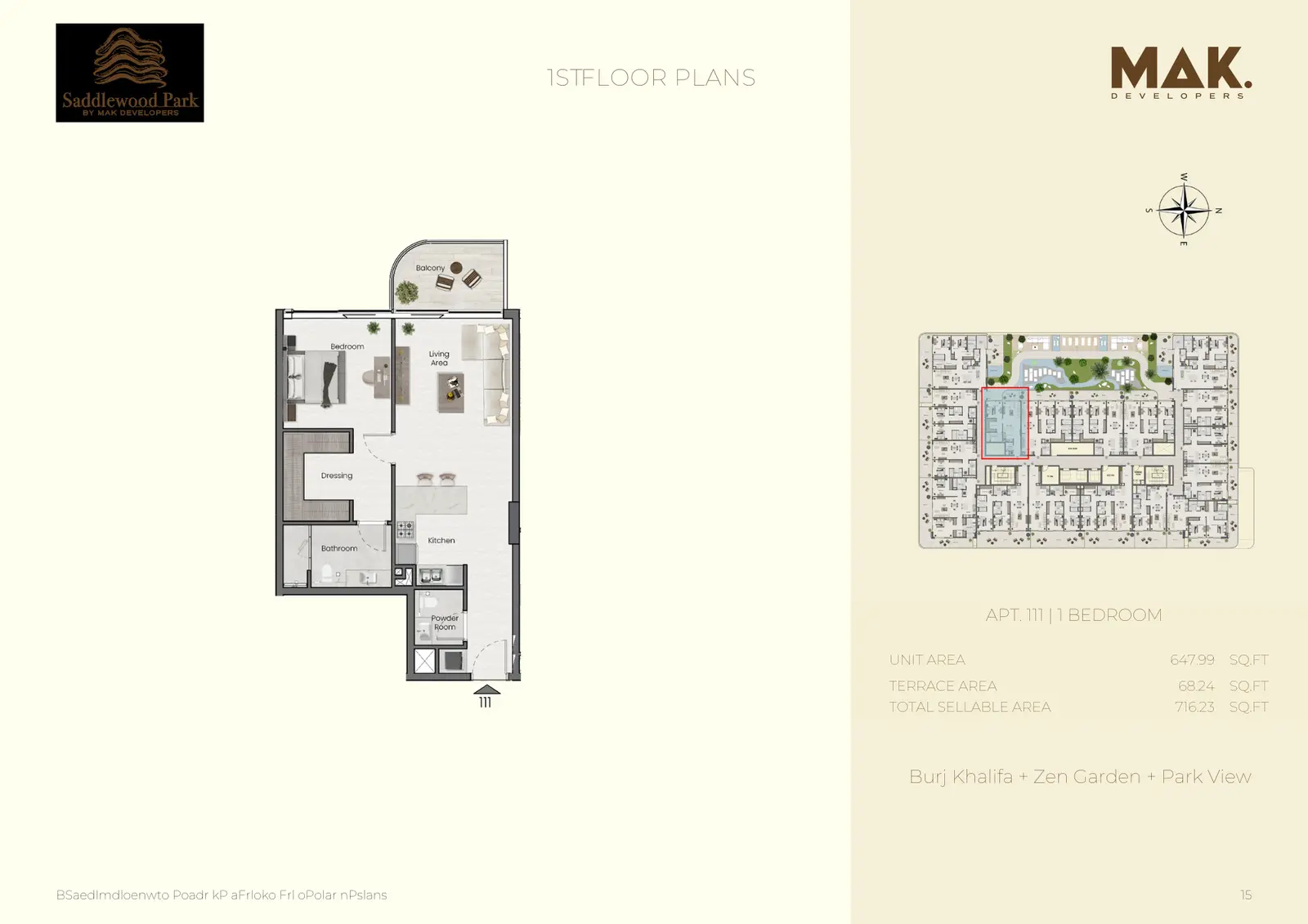 Floor plan for Type 13