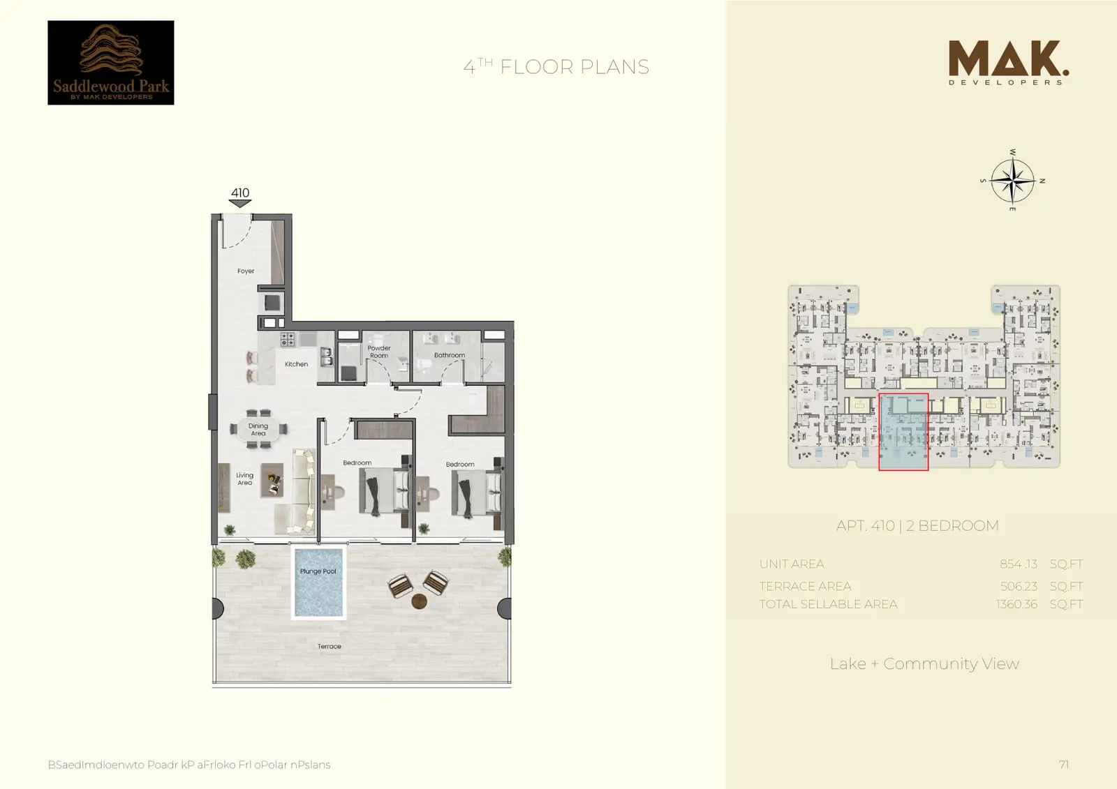Floor plan for Type 20