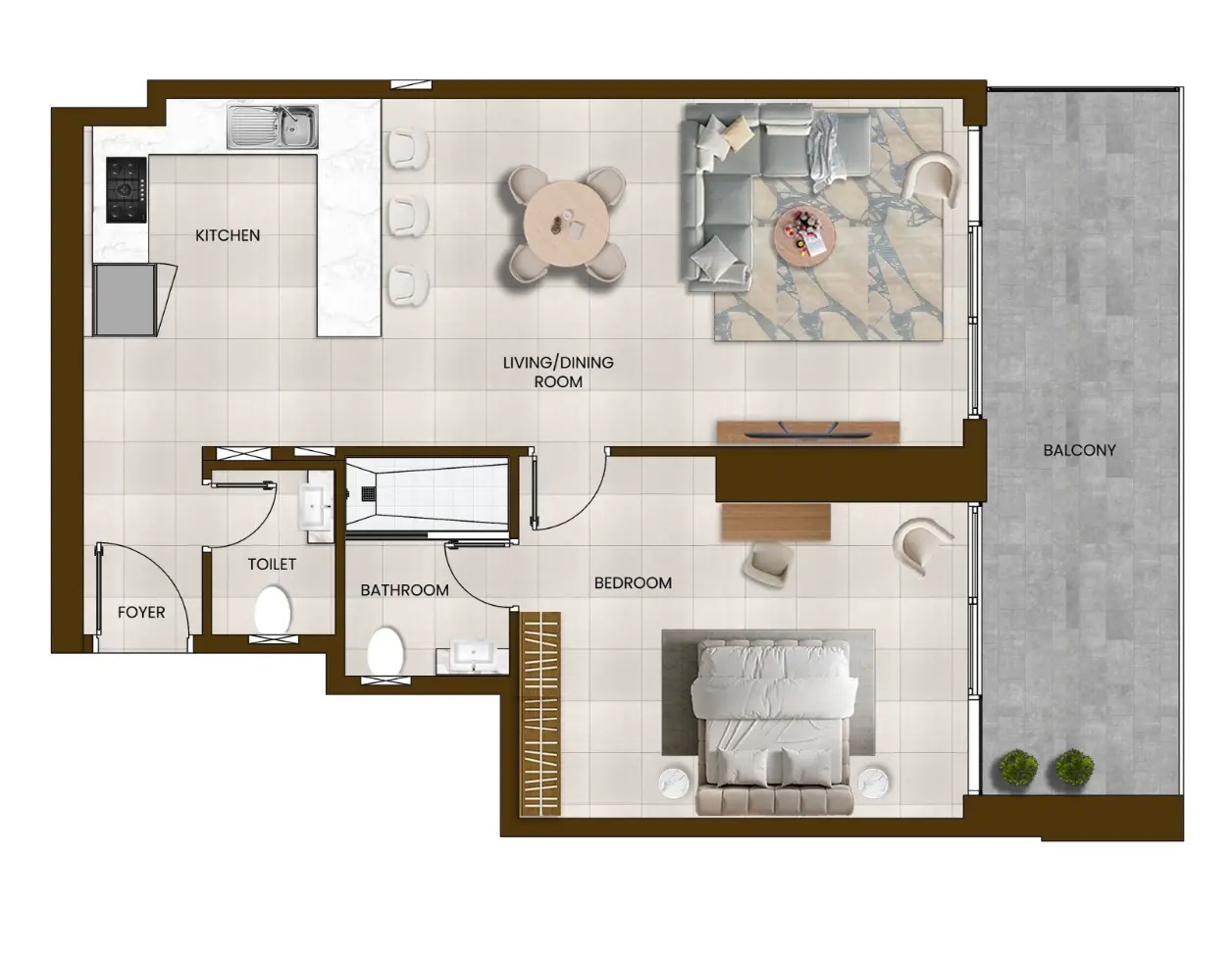 Floor plan for Type 4