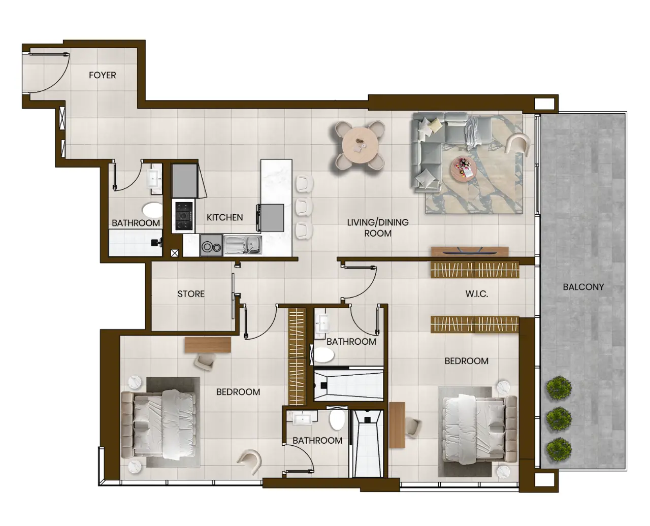 Floor plan for Type 5