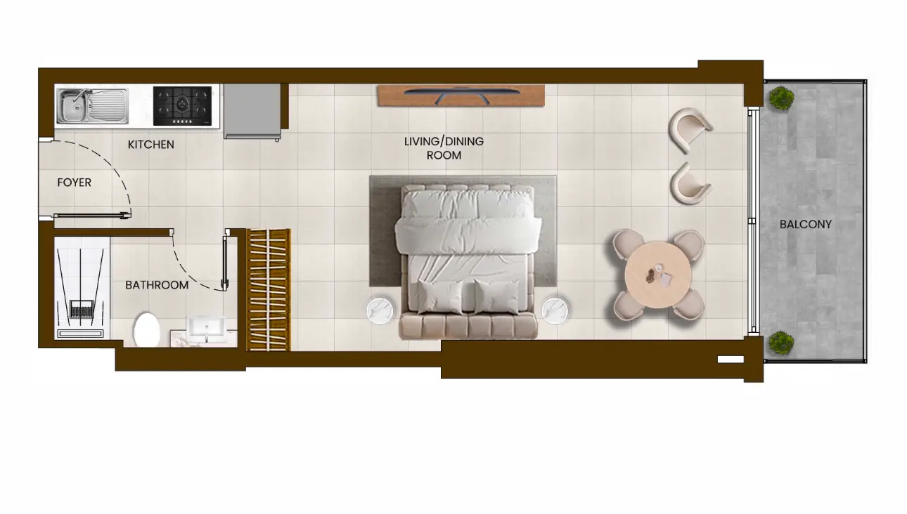 Floor plan for Type 1