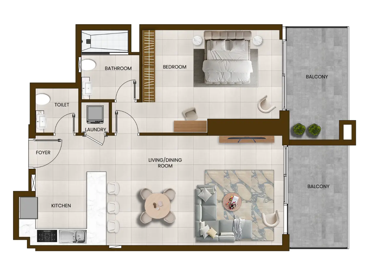 Floor plan for Type 3
