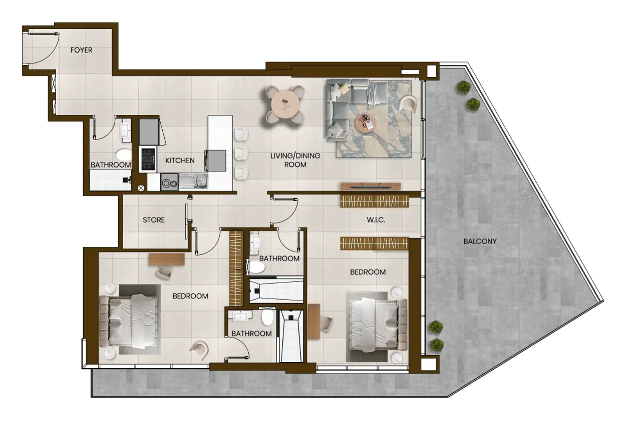 Floor plan for Type 2