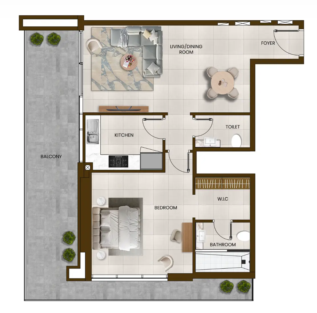 Floor plan for Type 7