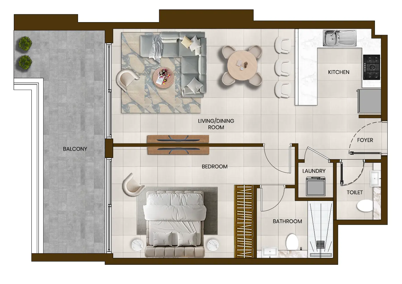 Floor plan for Type 2