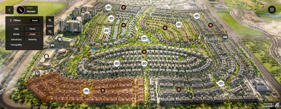 Haven by Aldar master plan