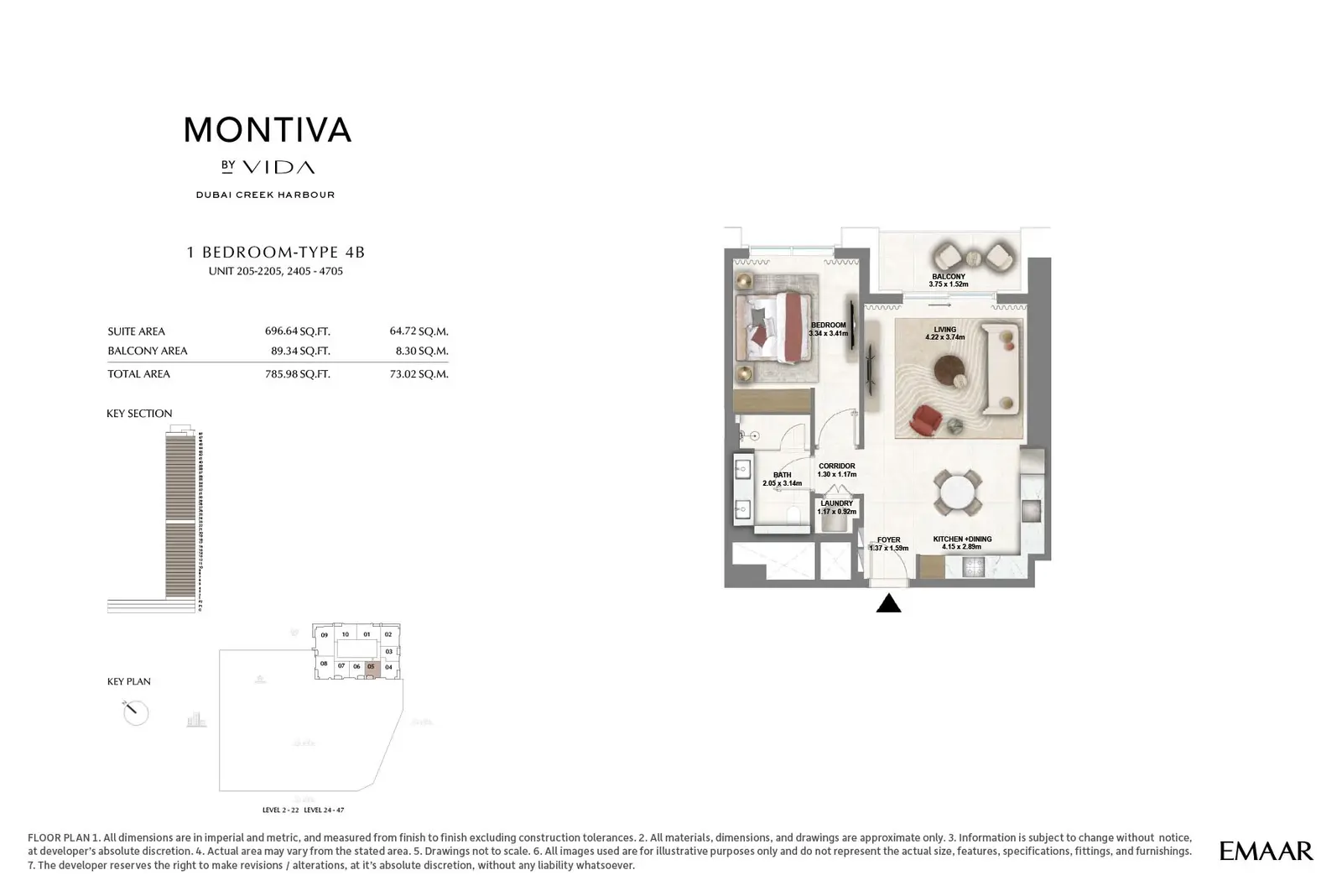 Floor plan for Type 4B