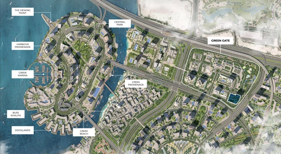 Montiva at Emaar Green Gate master plan