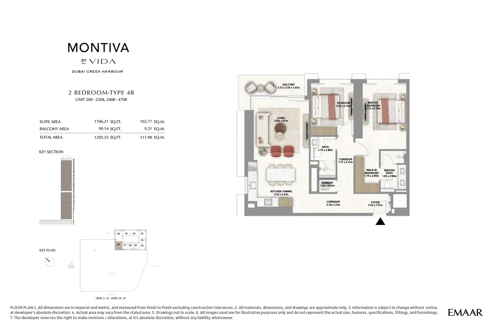 Floor plan for Type 4B