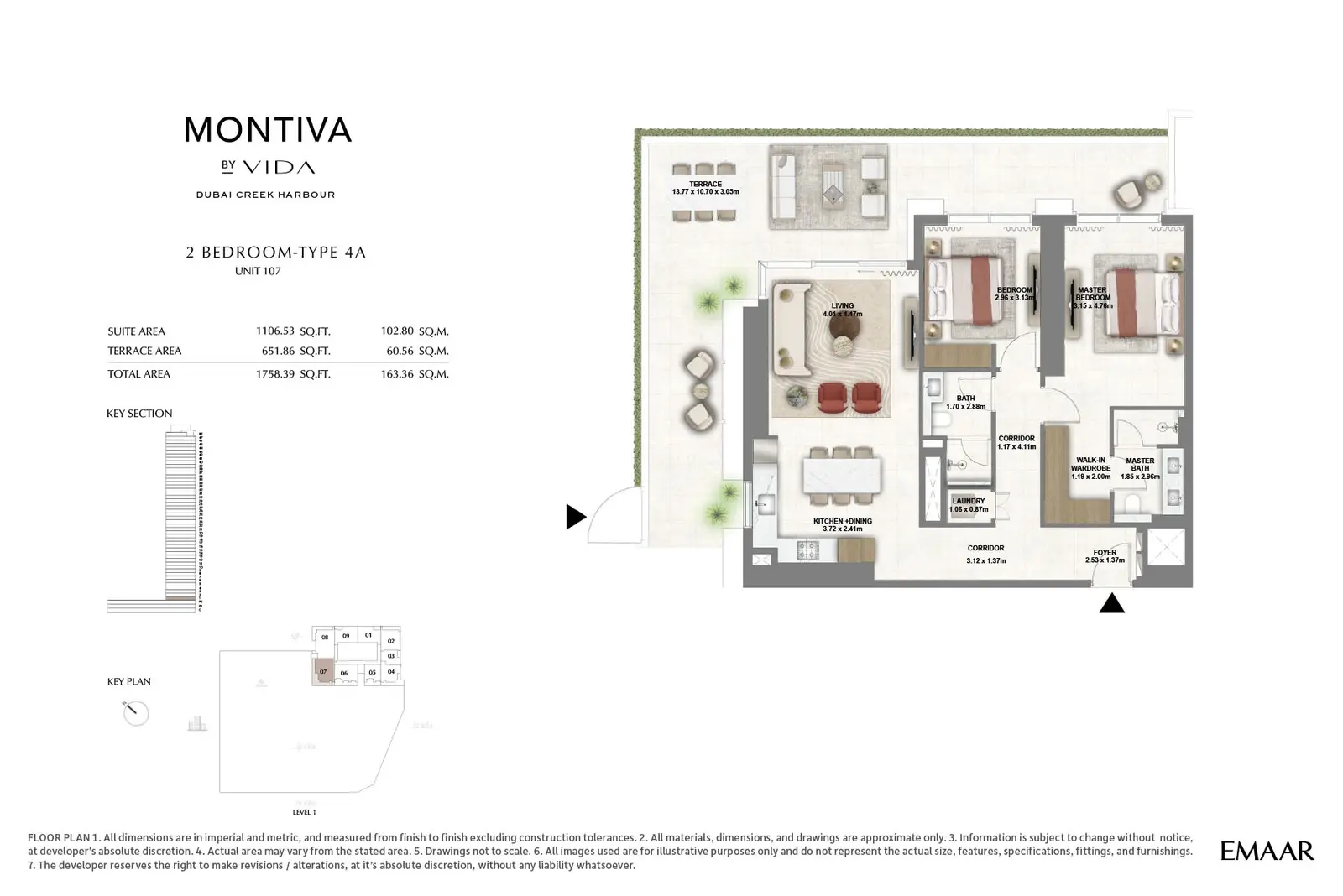 Floor plan for Type 4A
