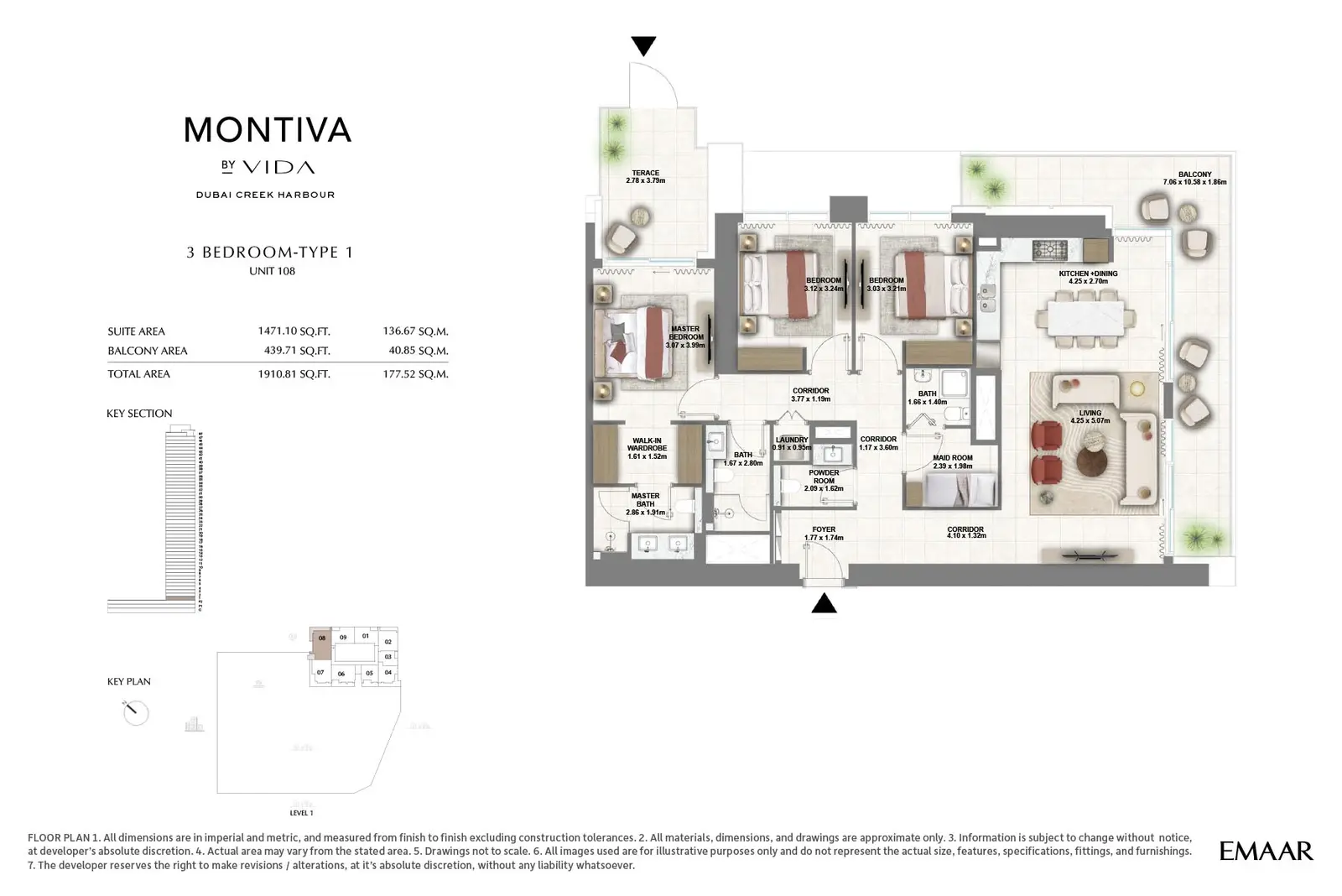 Floor plan for Type 1