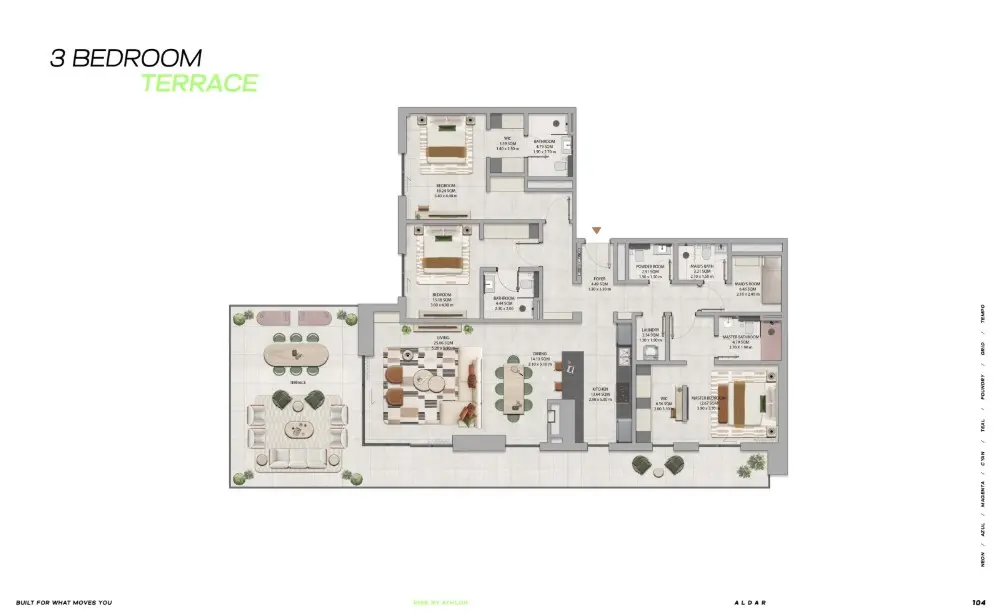 Floor plan for Type T