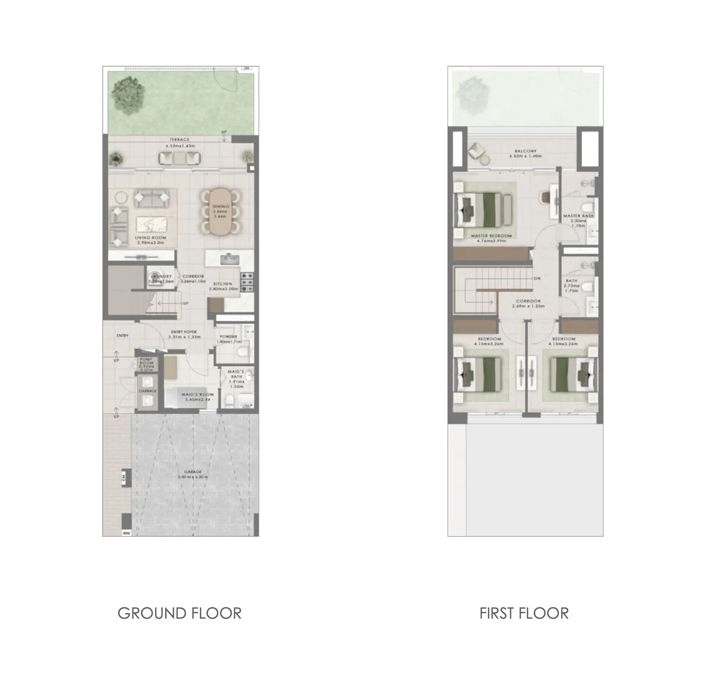 Floor plan for Type B