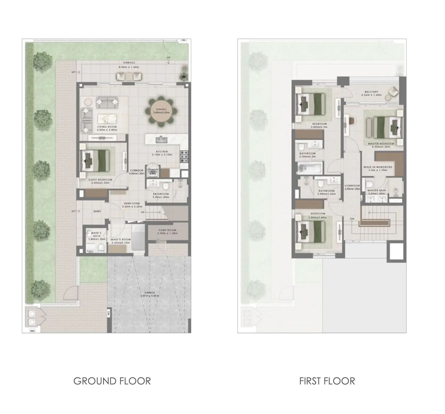 Floor plan for Type B