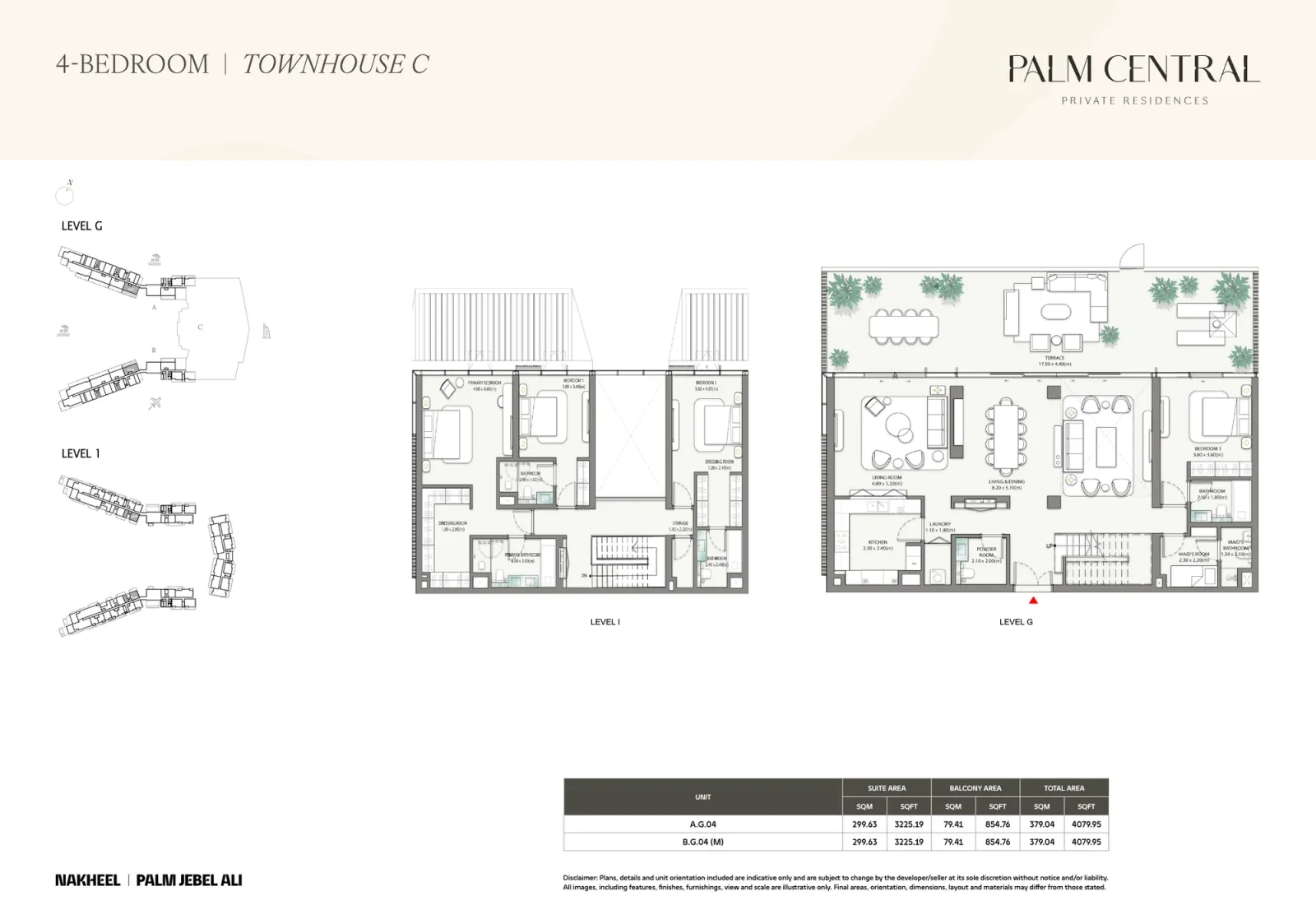 Floor plan for Townhouse C