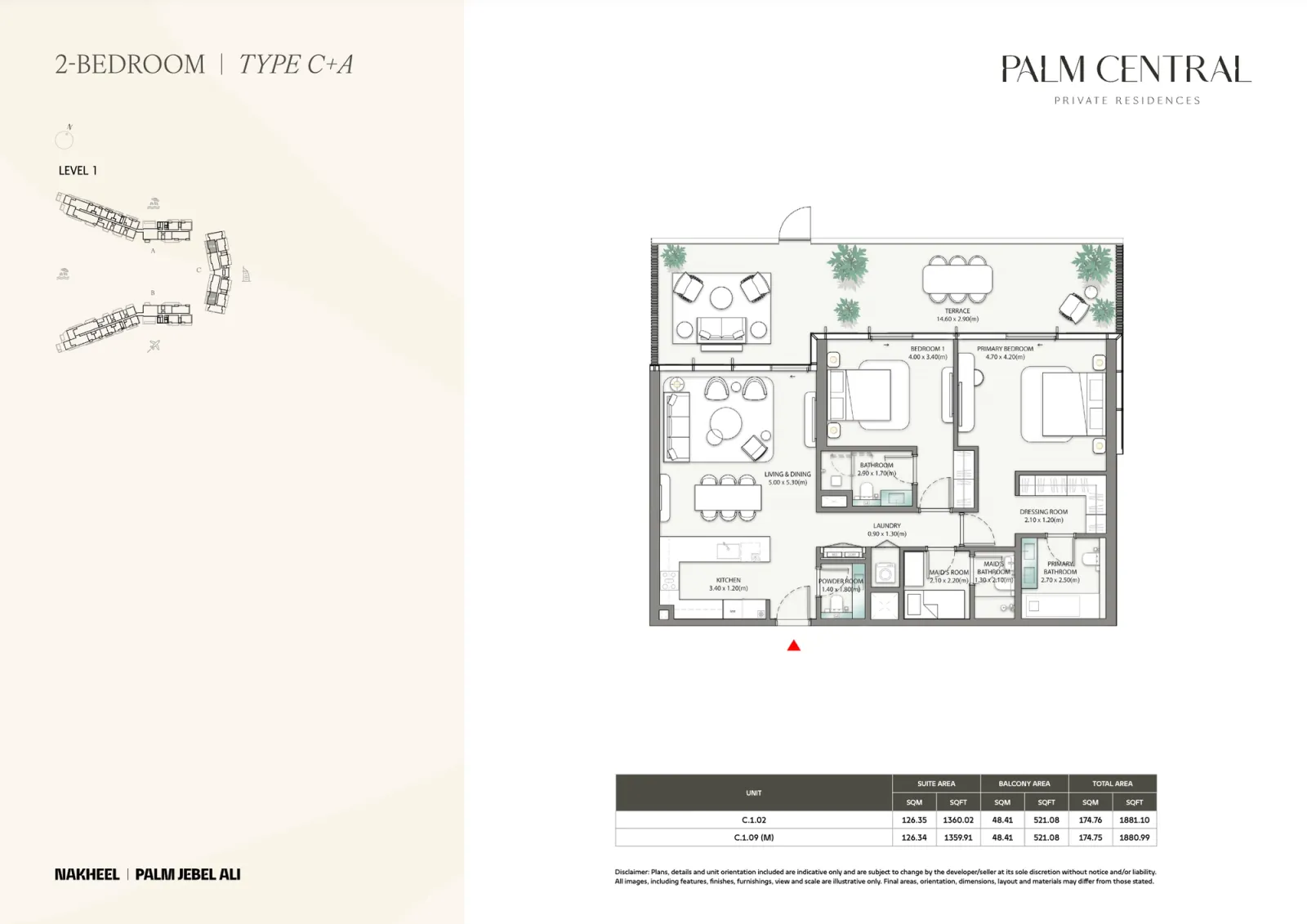 Floor plan for Type C+A