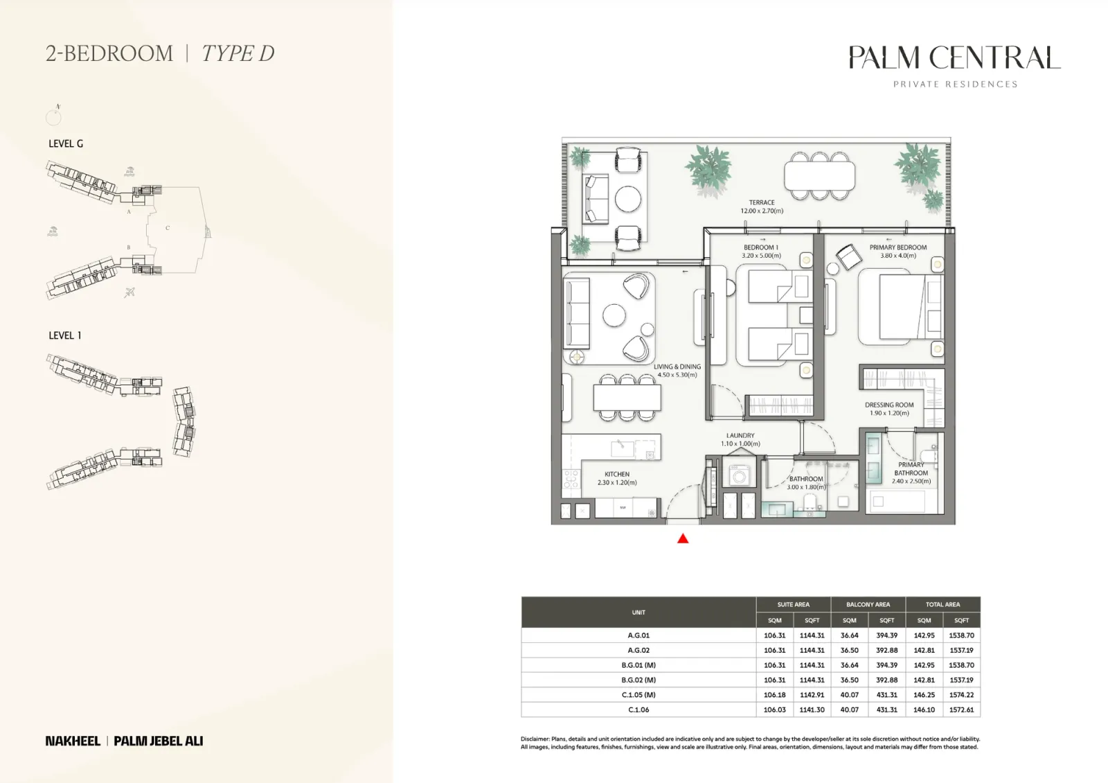 Floor plan for Type D