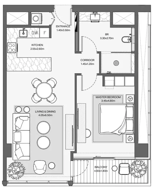 Floor plan for Type 3