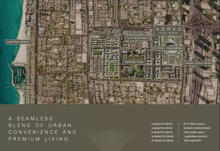 Verve City Walk master plan