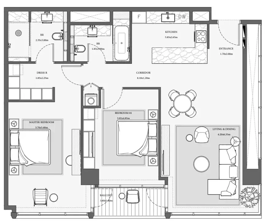 Floor plan for Type 11
