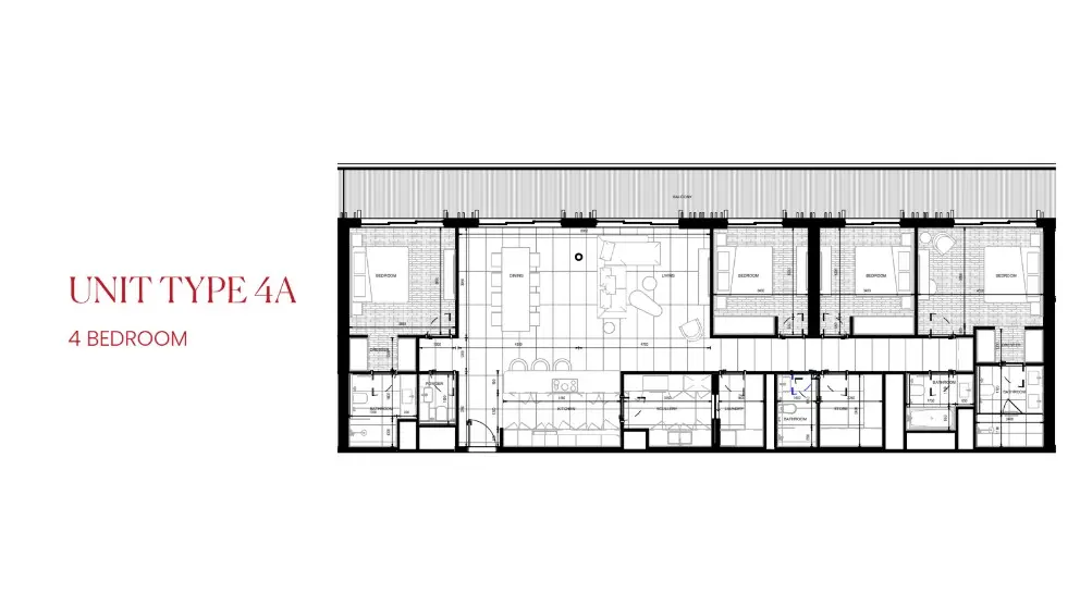 Floor plan for Type 4A