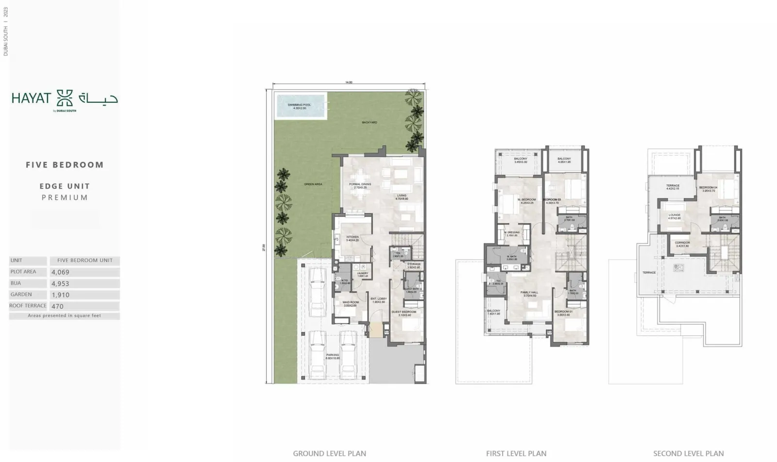 Floor plan for Edge Unit 1