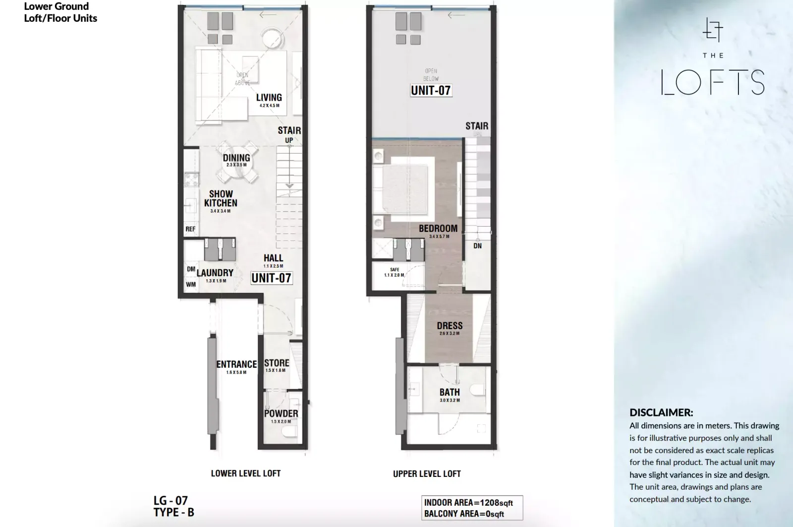 Floor plan for Type B07