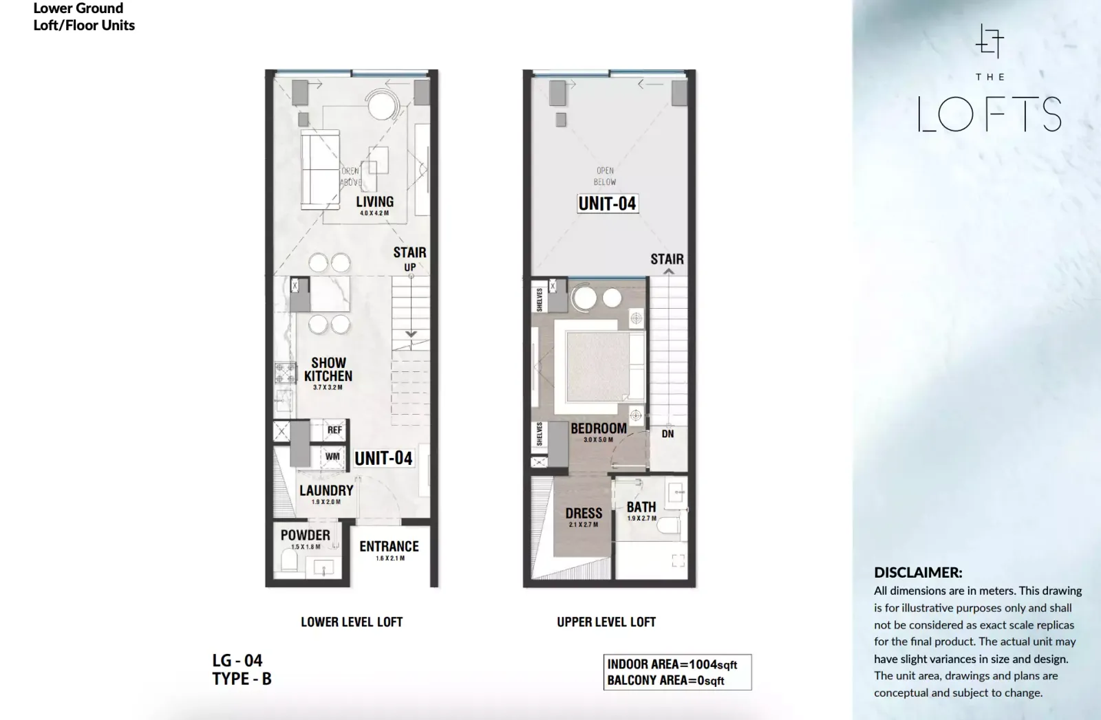 Floor plan for Type B04