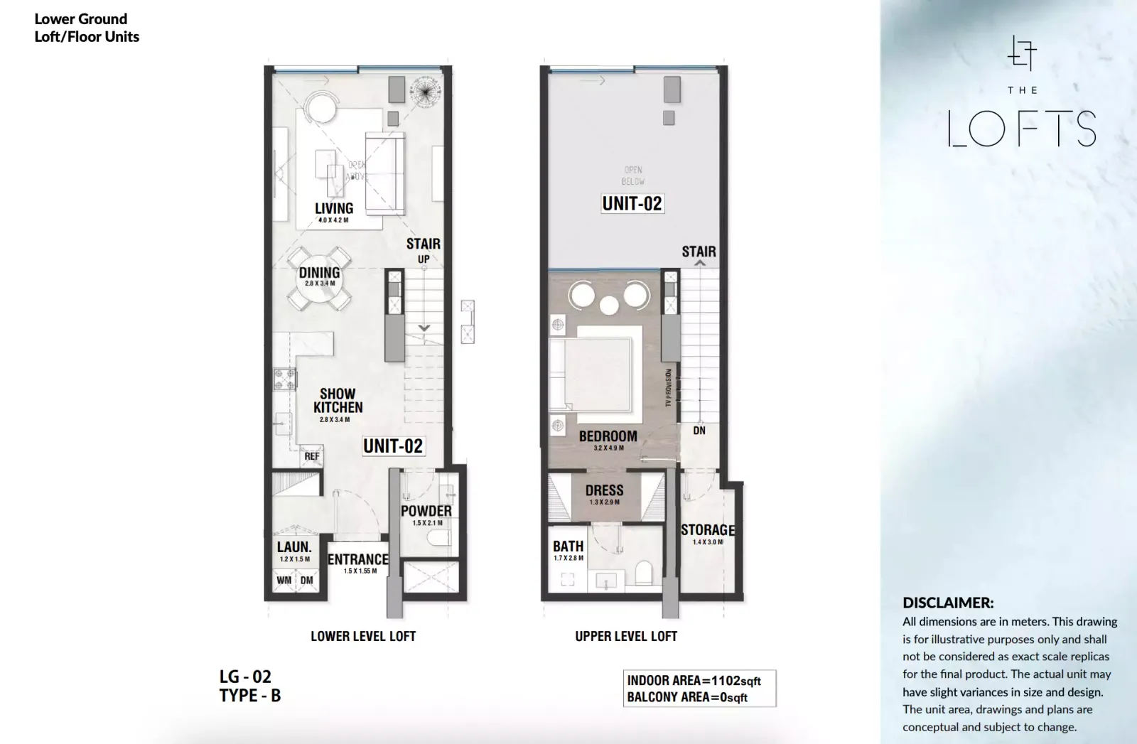 Floor plan for Type B02