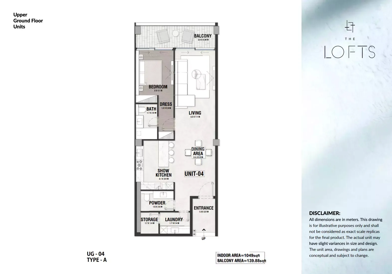 Floor plan for Type A04