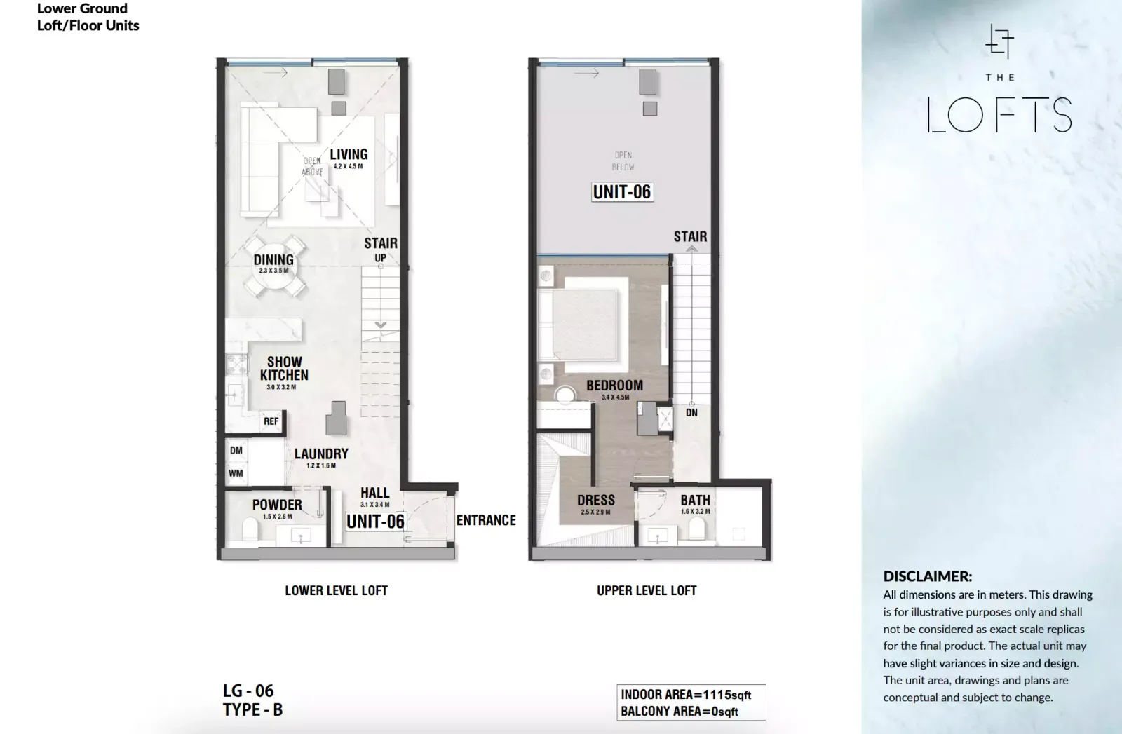 Floor plan for Type B06