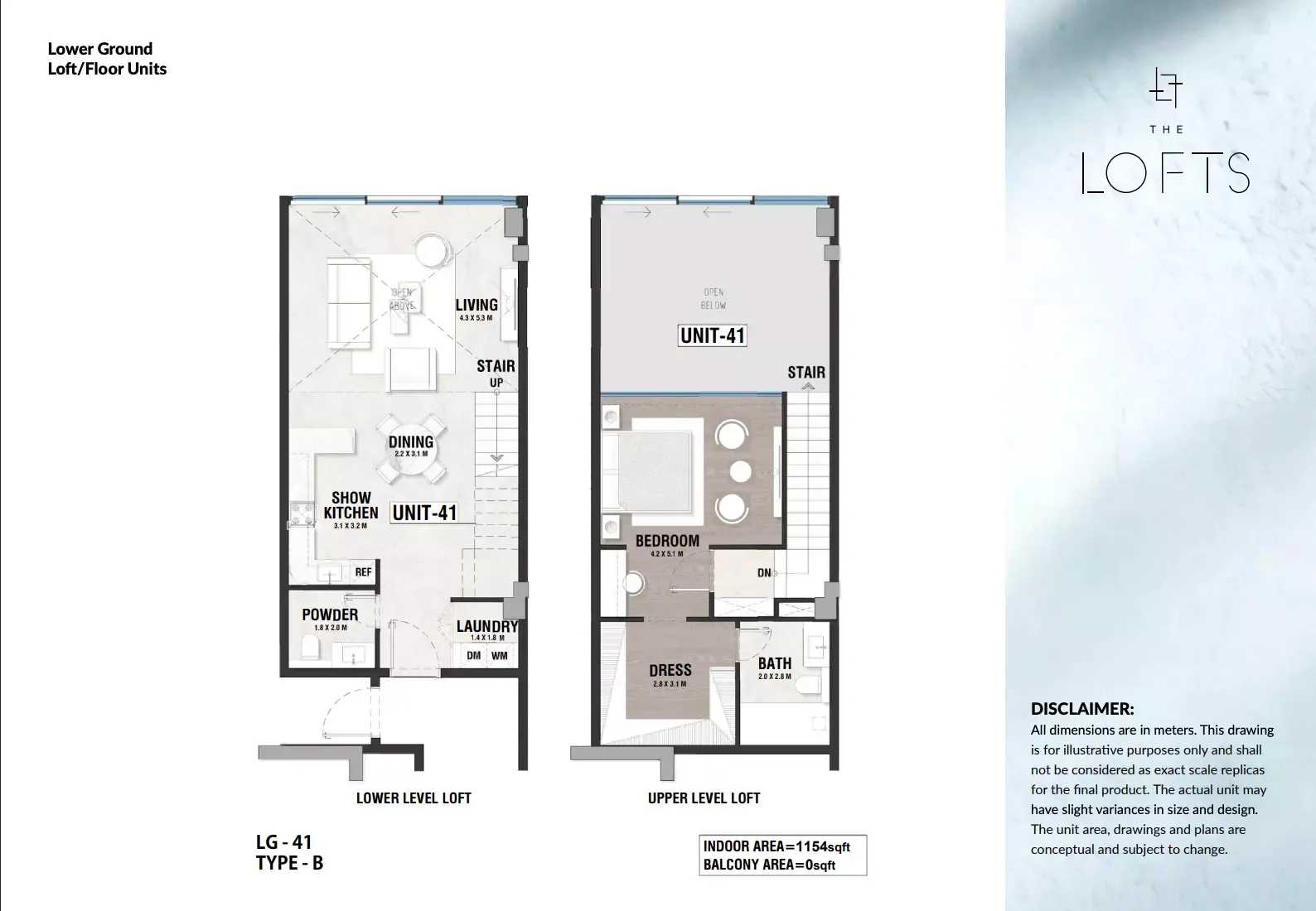 Floor plan for Type B41