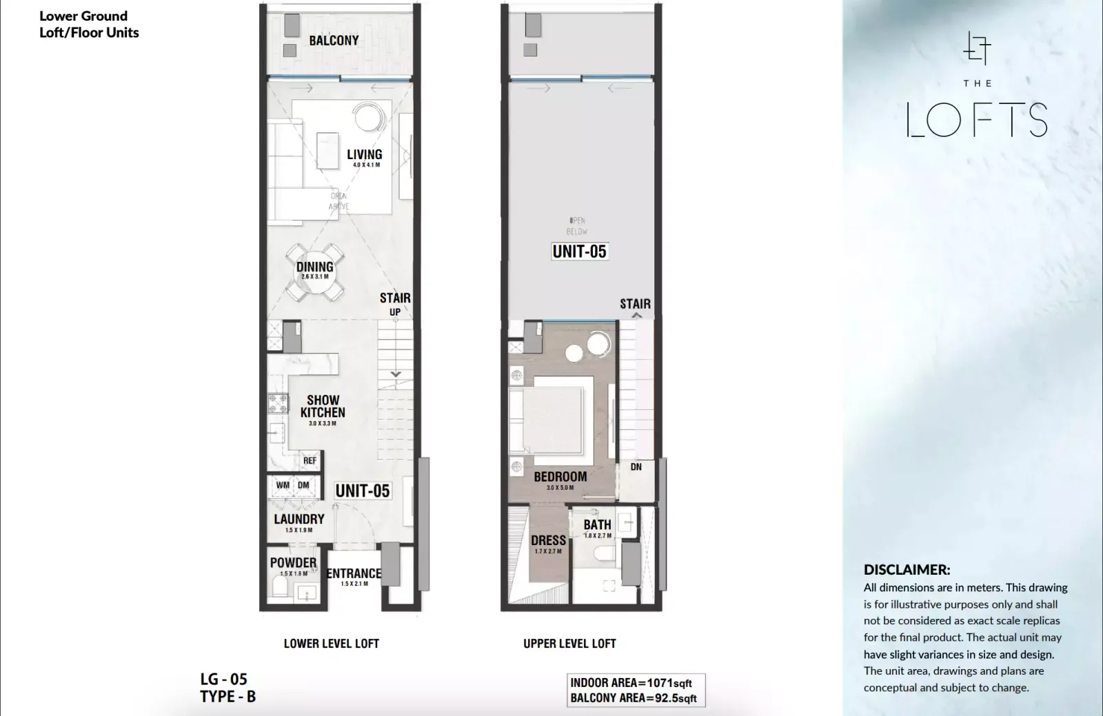 Floor plan for Type B05