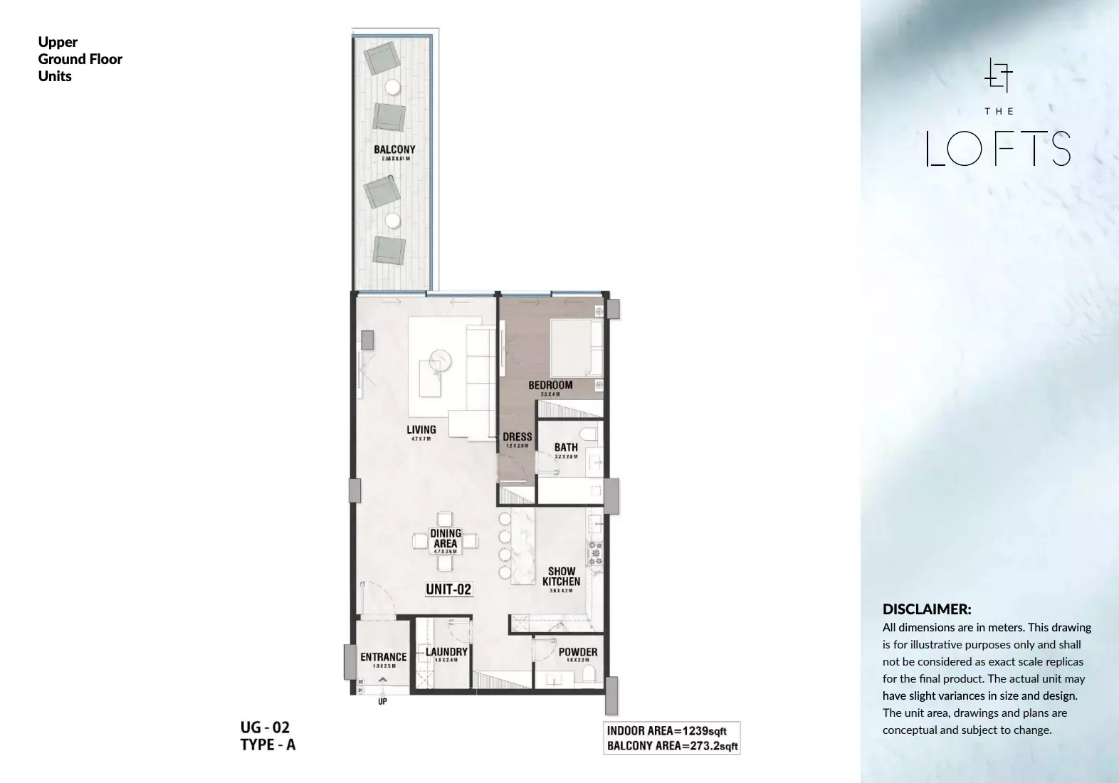Floor plan for Type A02