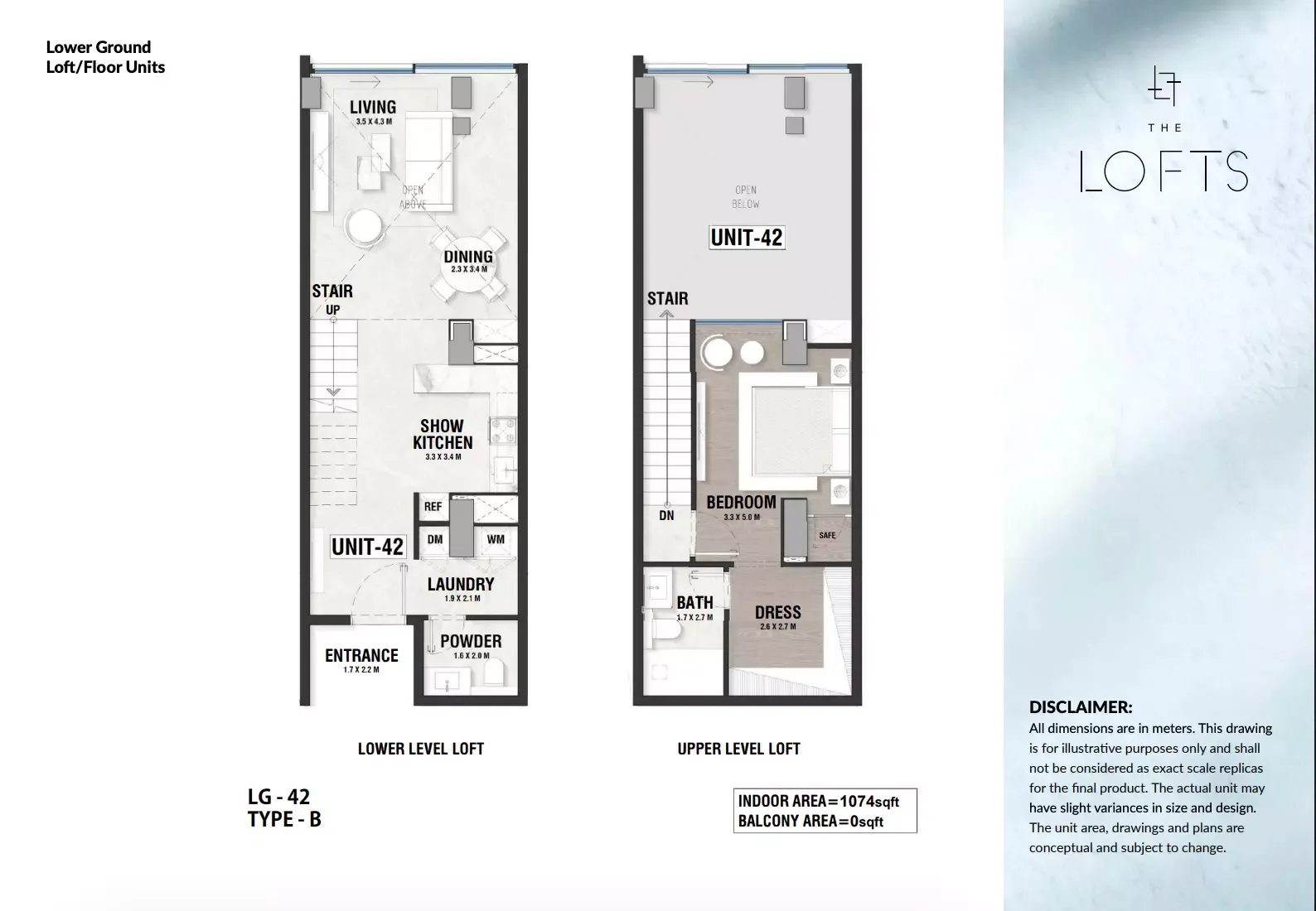 Floor plan for Type B42