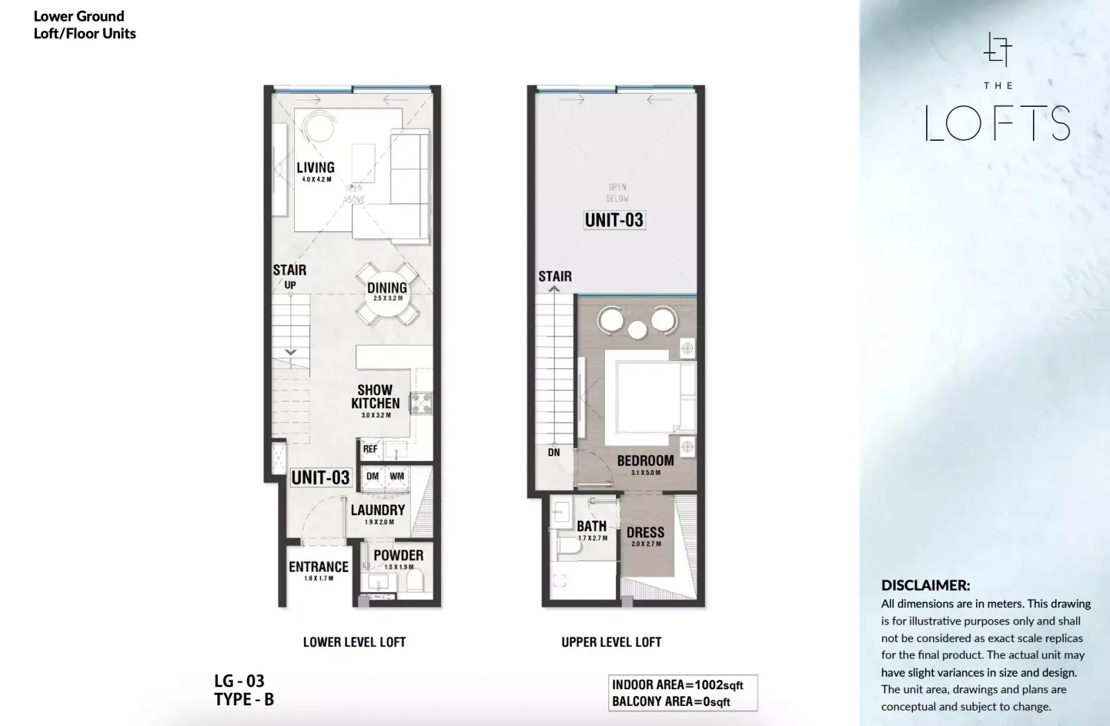 Floor plan for Type B03