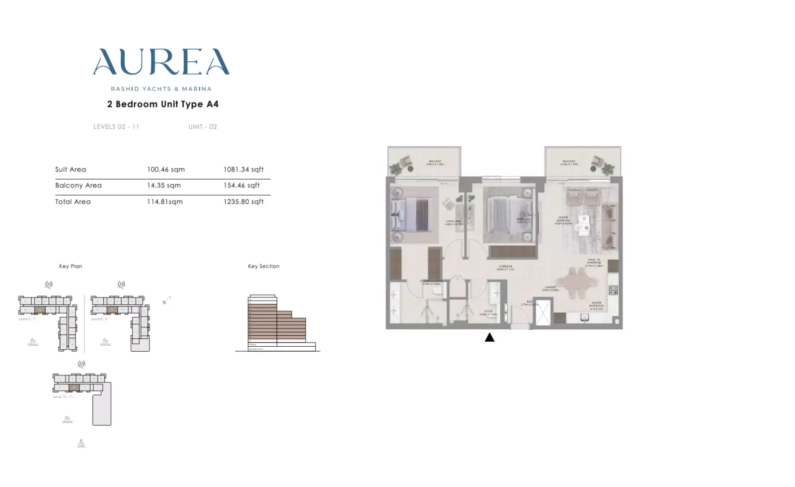 Floor plan for Type A4